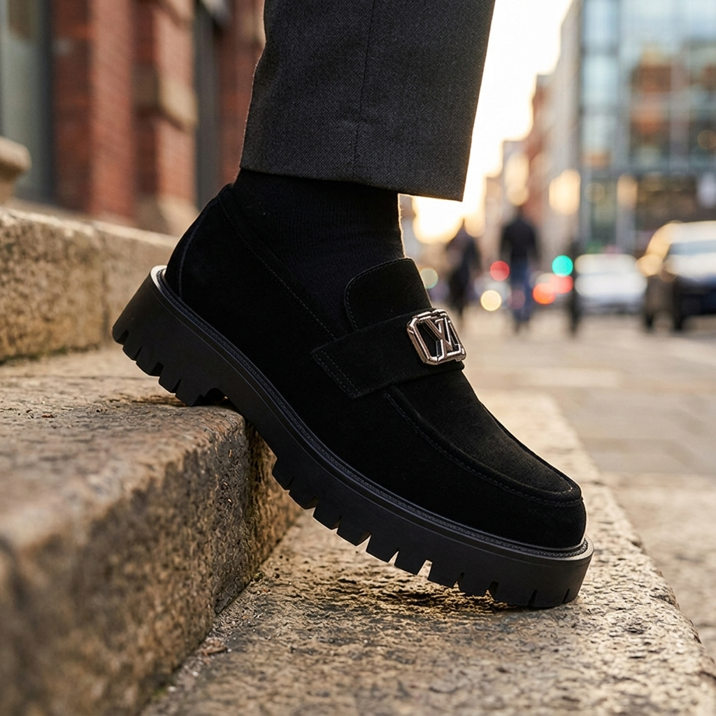 Bennett Suede Lug Loafers