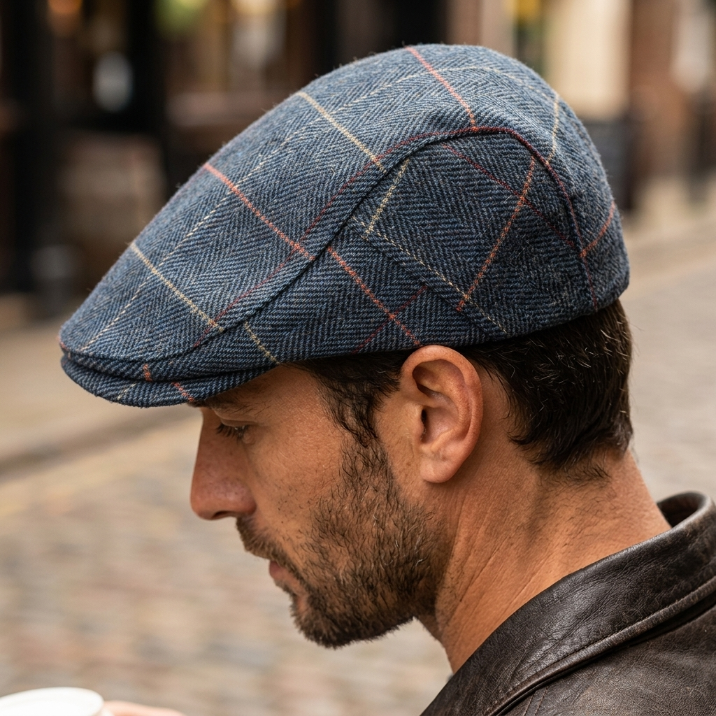 Harrison Herringbone Ivy Cap