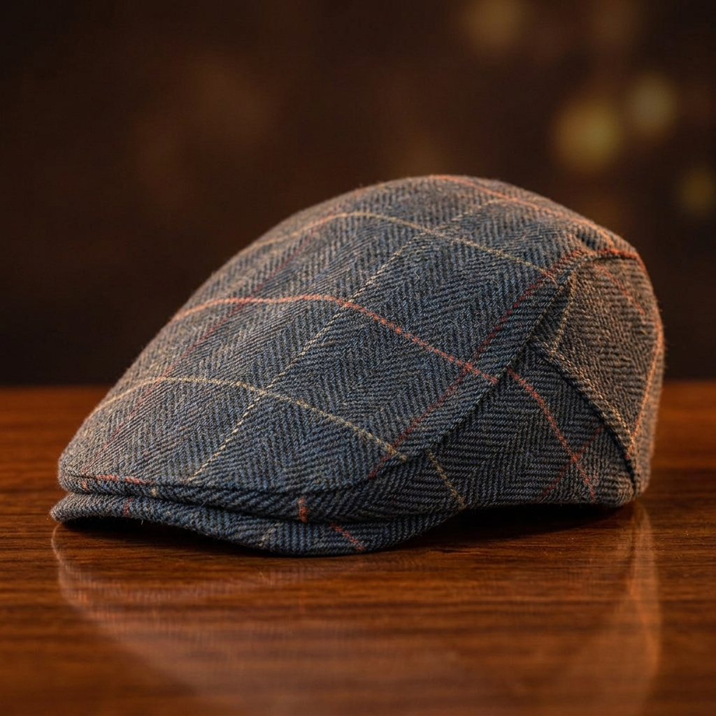 Harrison Herringbone Ivy Cap