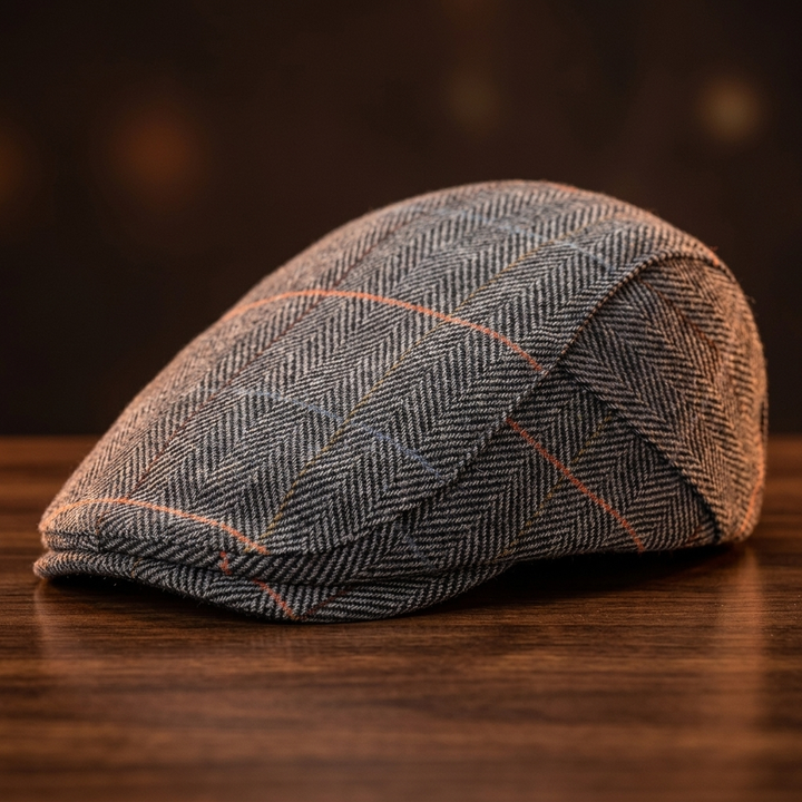 Harrison Herringbone Ivy Cap