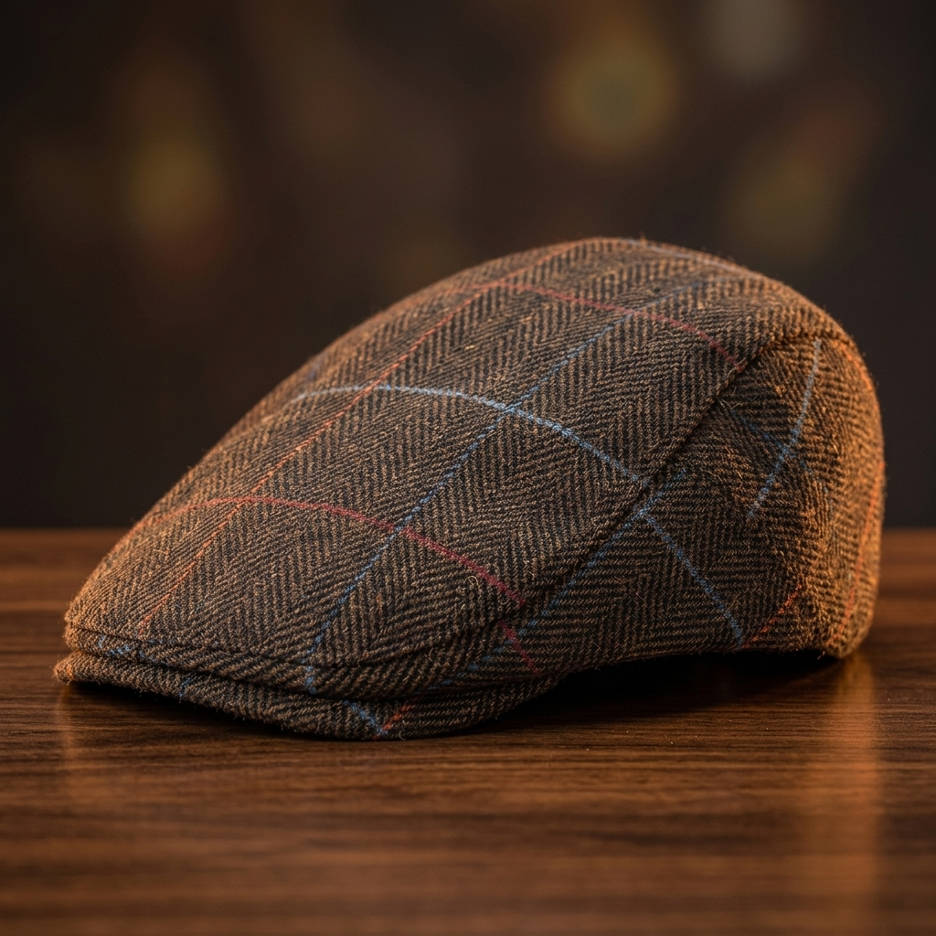 Harrison Herringbone Ivy Cap