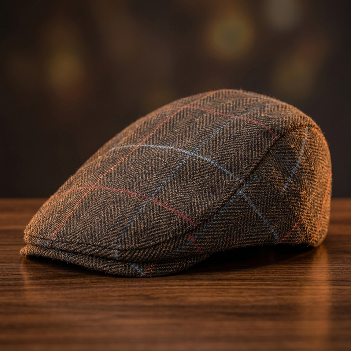 Harrison Herringbone Ivy Cap