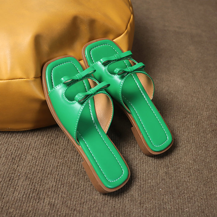 Cleo Square-Toe Sandals