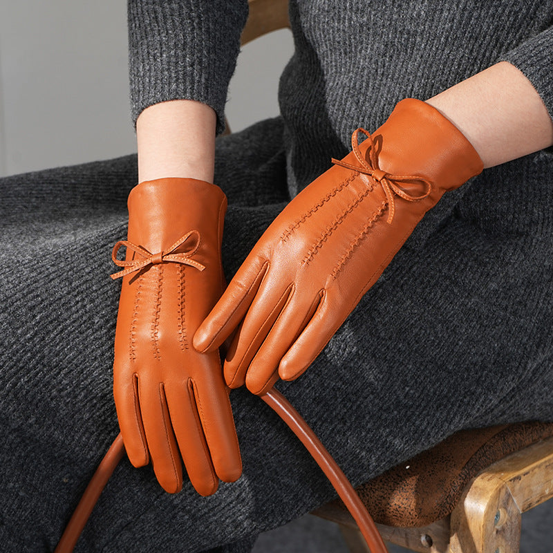 Roselle Leather Gloves