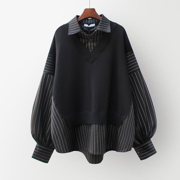 Eveline Pinstripe Sweater