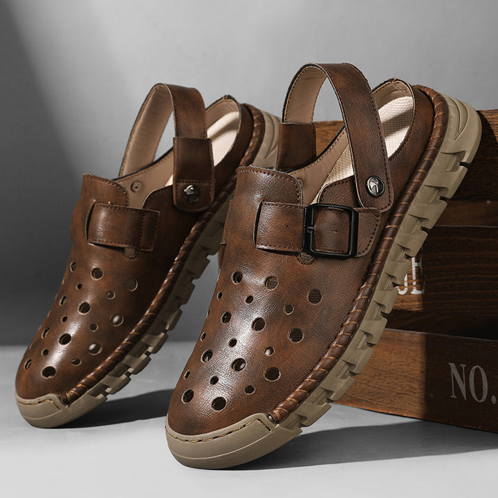 CrossRidge Leather Slip Ons