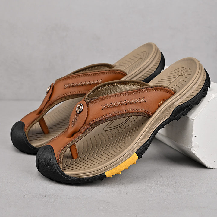 Grantham Leather Flip Flops