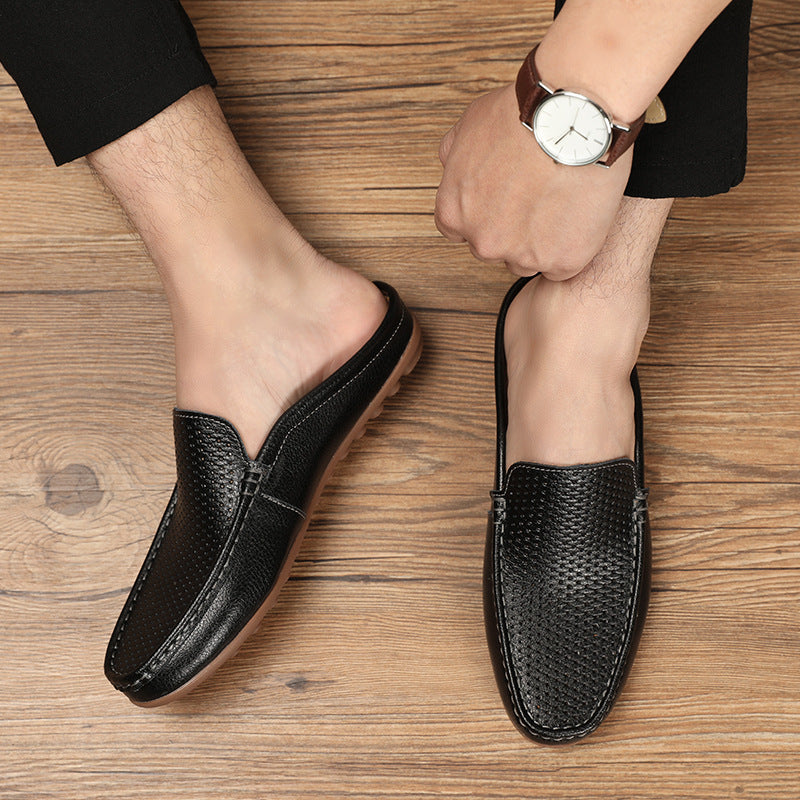Leondro Leather Slip Ons