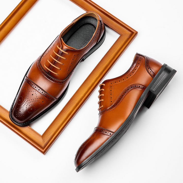 Classic Gentleman’s Leather Oxfords