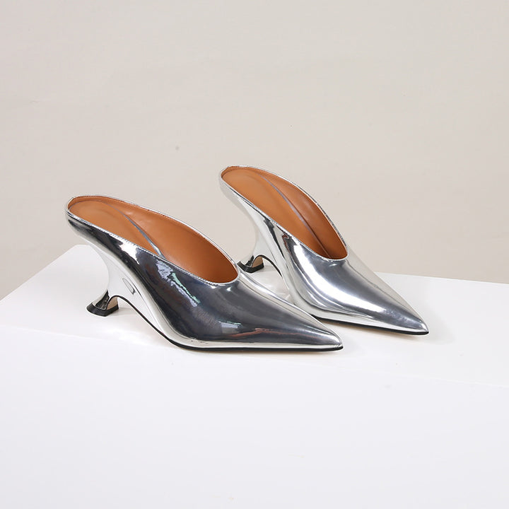 Lustra Heeled Mules