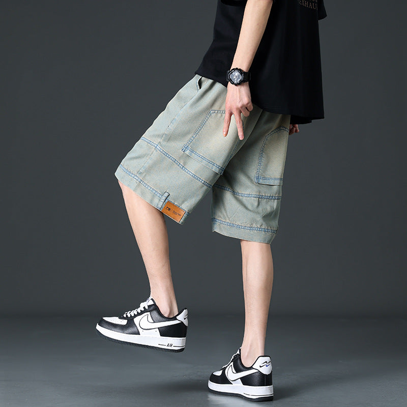 Matrix Denim Shorts