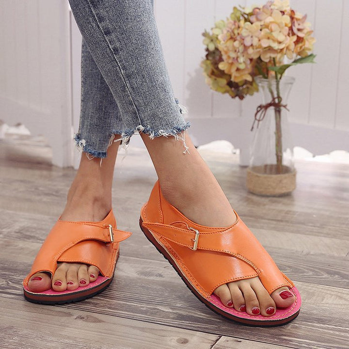 Daphne Cross-Strap Sandals