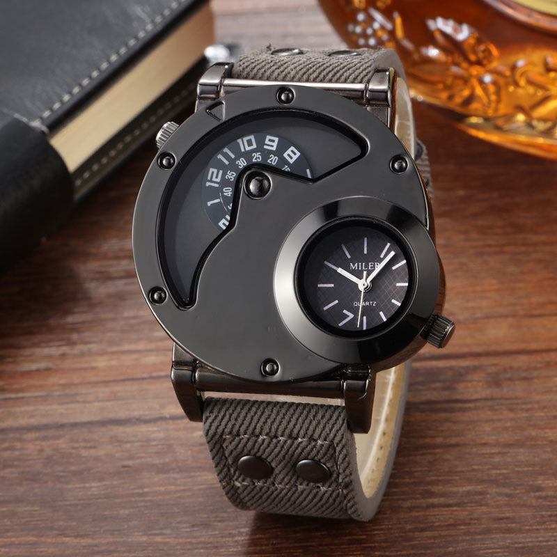 Axis Dual-Dial Timepiece