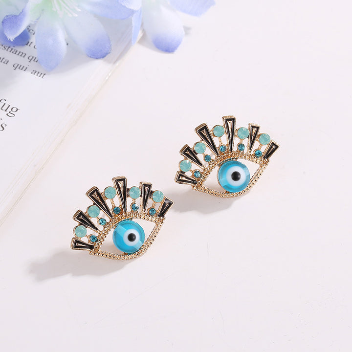 Celeste Evil Eye Earrings
