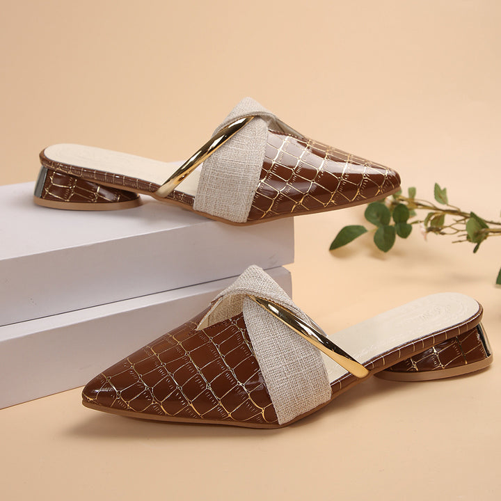 Corvella Pointed Mules