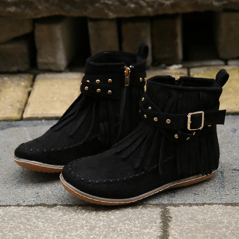 Noelle Boho Ankle Boots