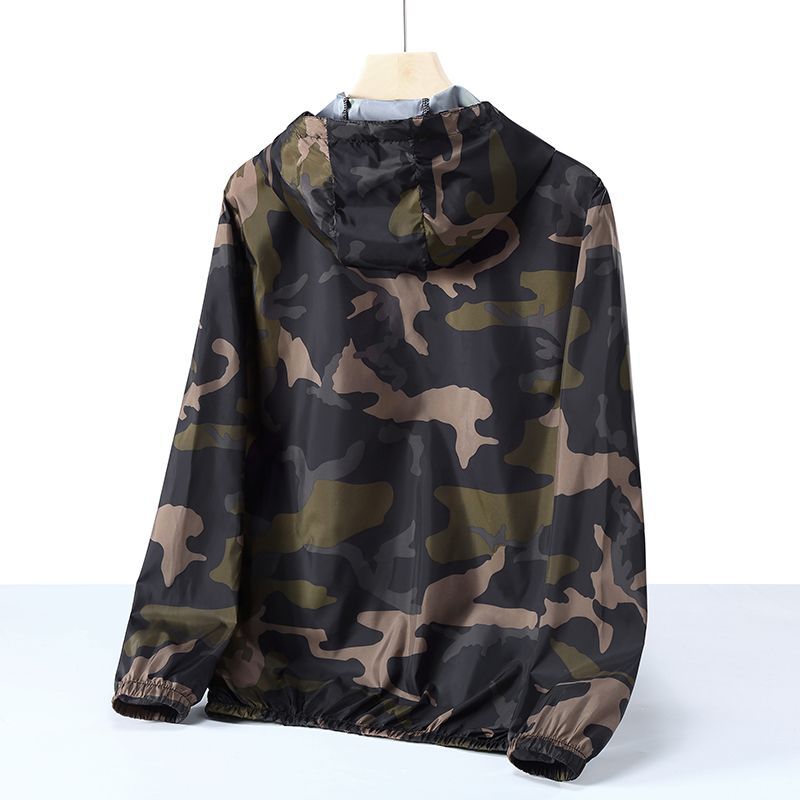 Cardinal Camo Windbreaker