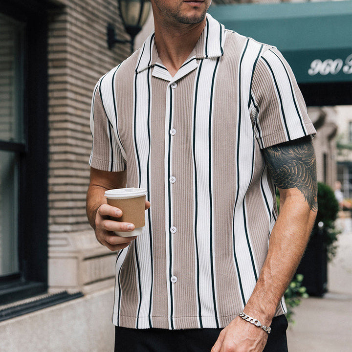 Porter Striped Button-Up