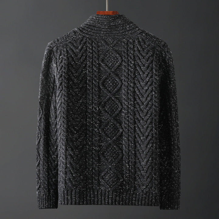 Castello Diamond-Knit Cardigan