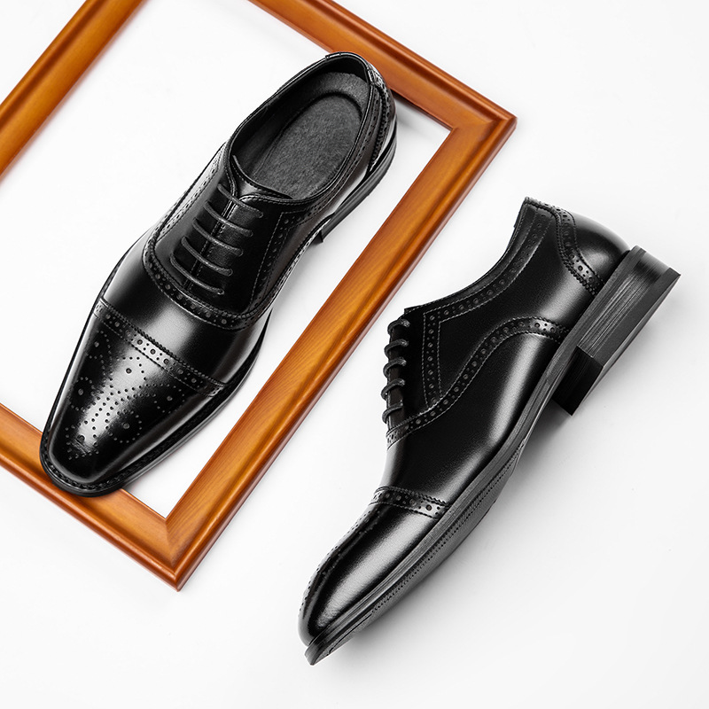 Classic Gentleman’s Leather Oxfords