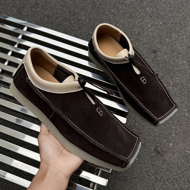 District 8 Leather Slip Ons