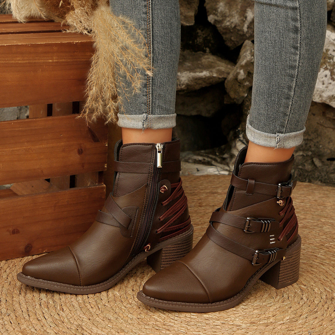 Harper Buckle Boots