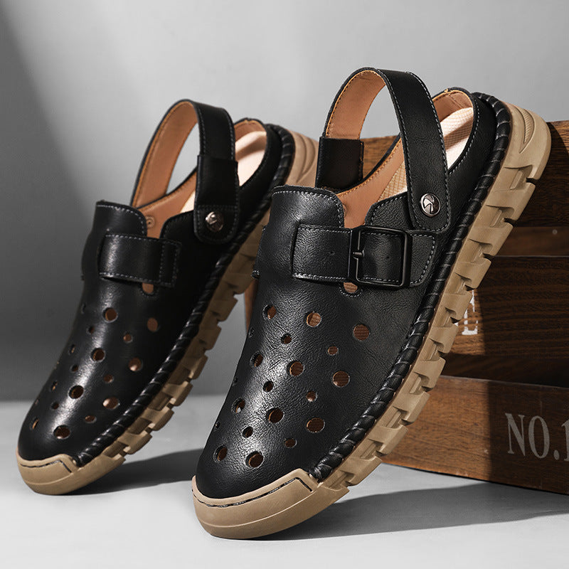 CrossRidge Leather Slip Ons