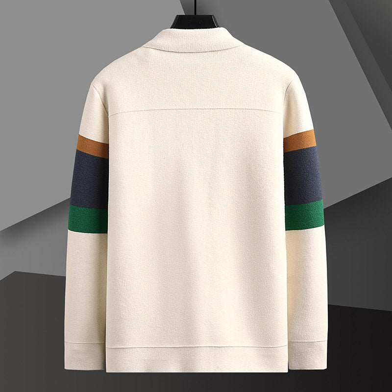 Gridline Retro Cardigan