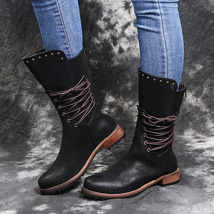 Valencia Vegan Leather Boots