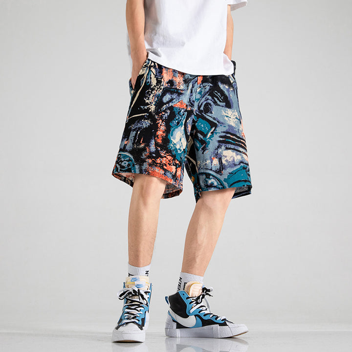 Abstract Ink Shorts
