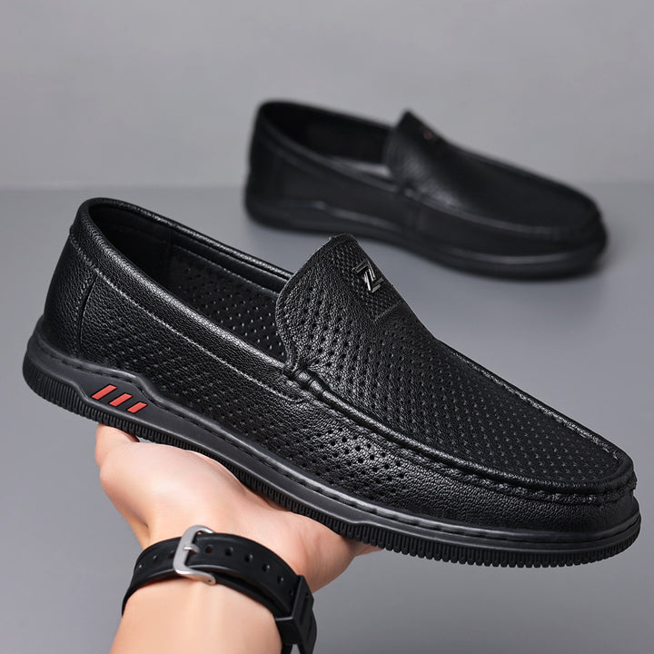 Zanetti Leather Loafers