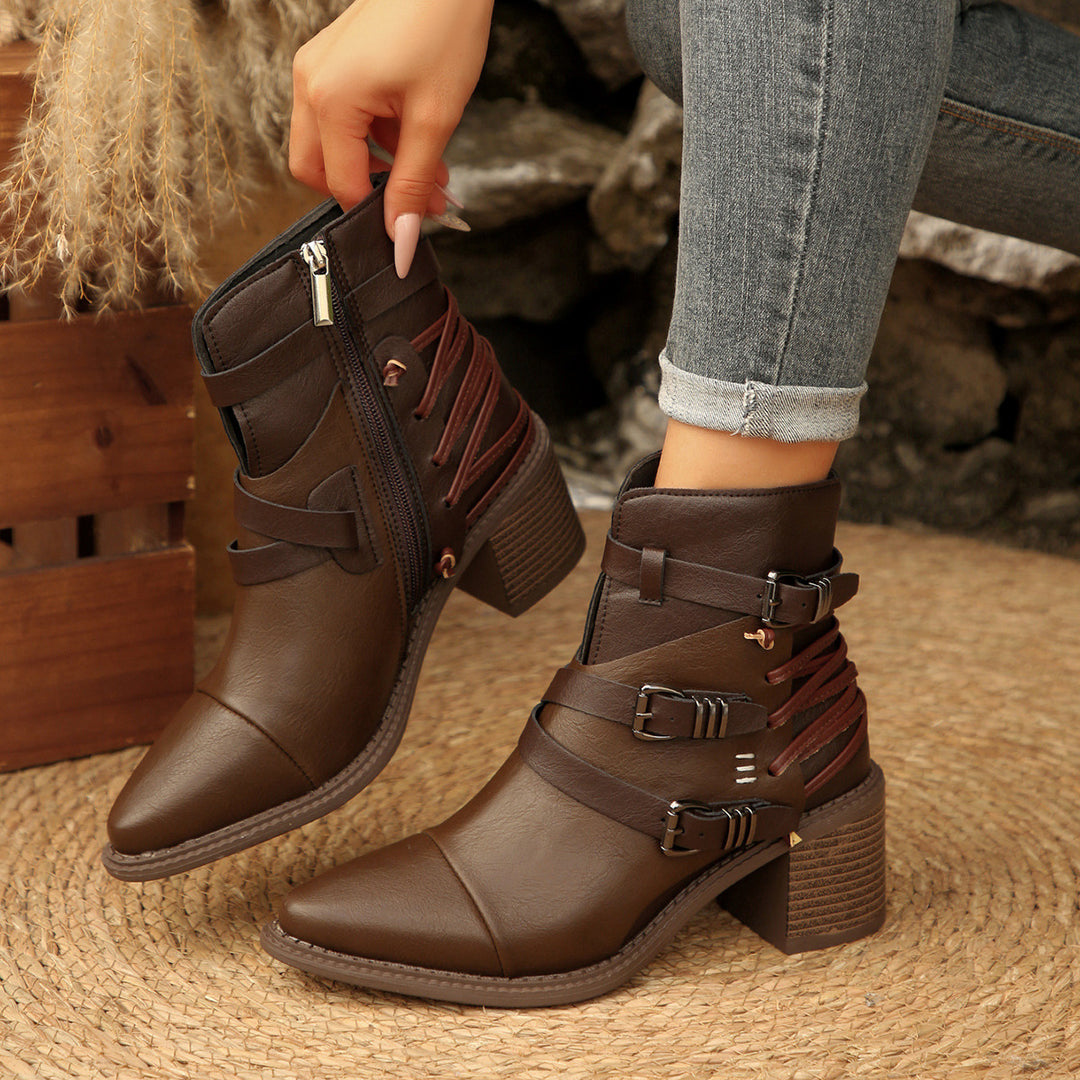 Harper Buckle Boots