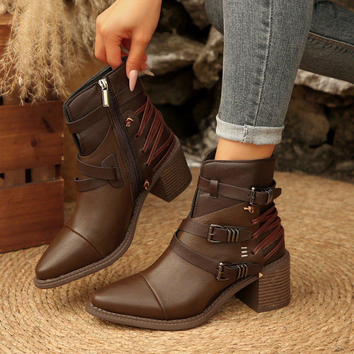 Harper Buckle Boots