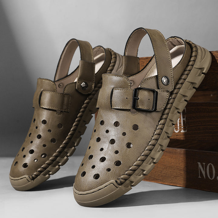 CrossRidge Leather Slip Ons