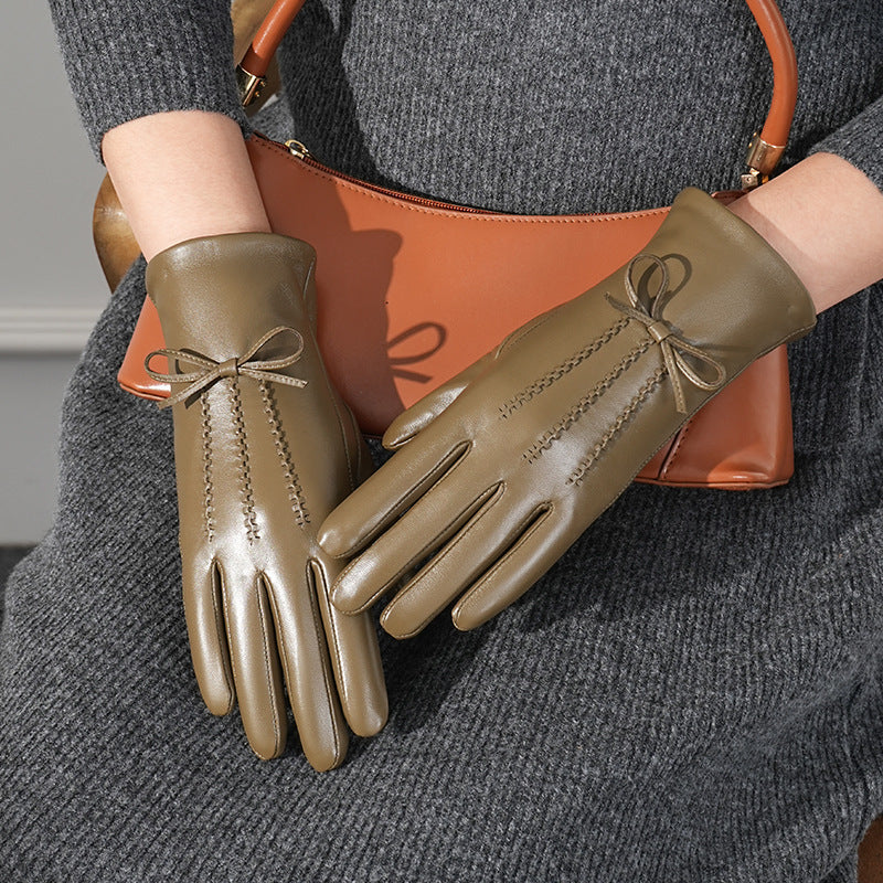 Roselle Leather Gloves