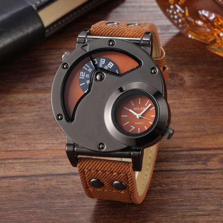 Axis Dual-Dial Timepiece