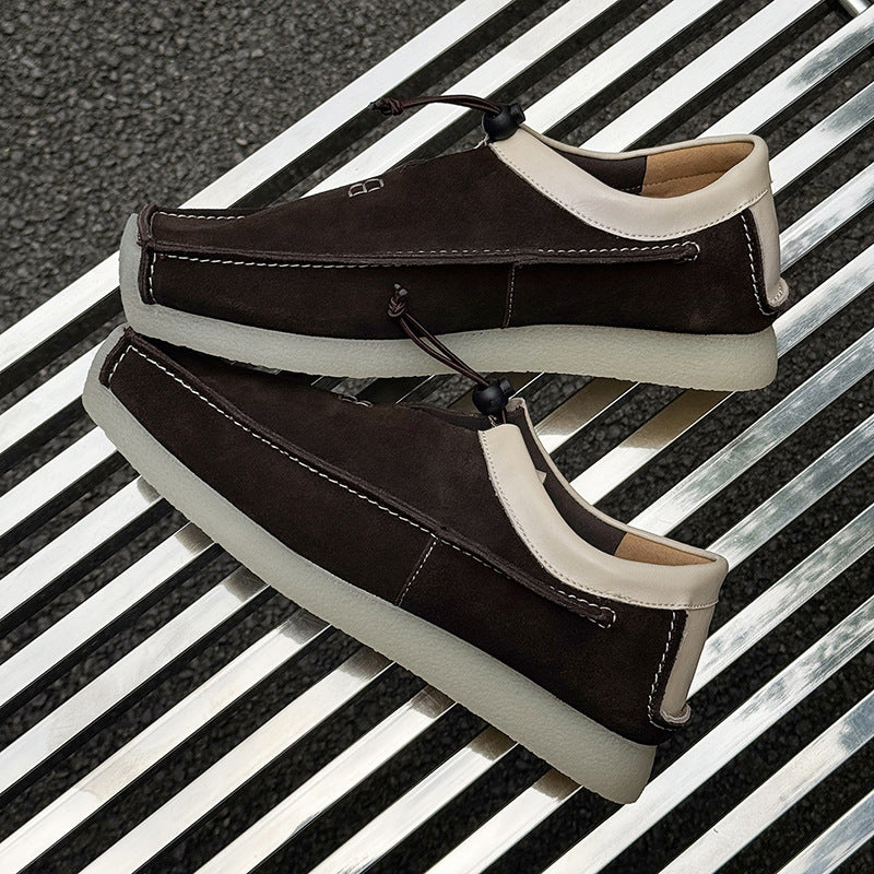 District 8 Leather Slip Ons