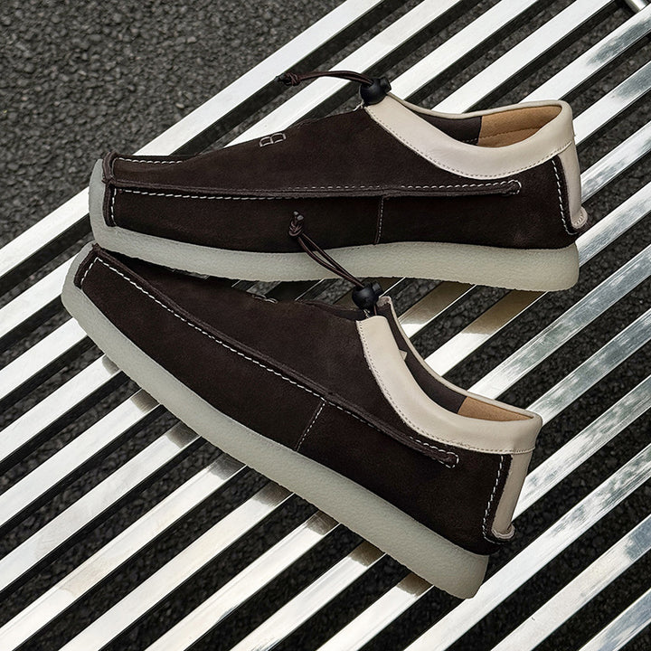 District 8 Leather Slip Ons