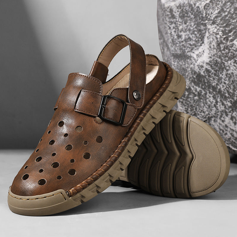 CrossRidge Leather Slip Ons