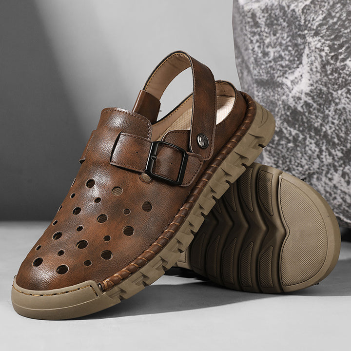 CrossRidge Leather Slip Ons