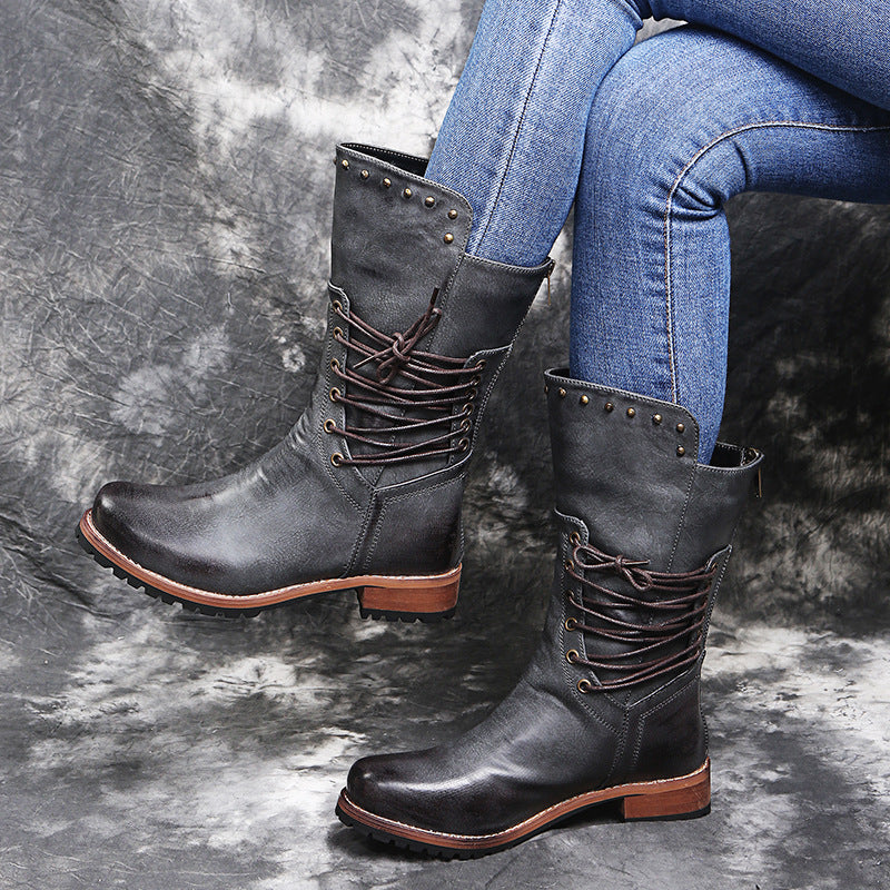 Valencia Vegan Leather Boots