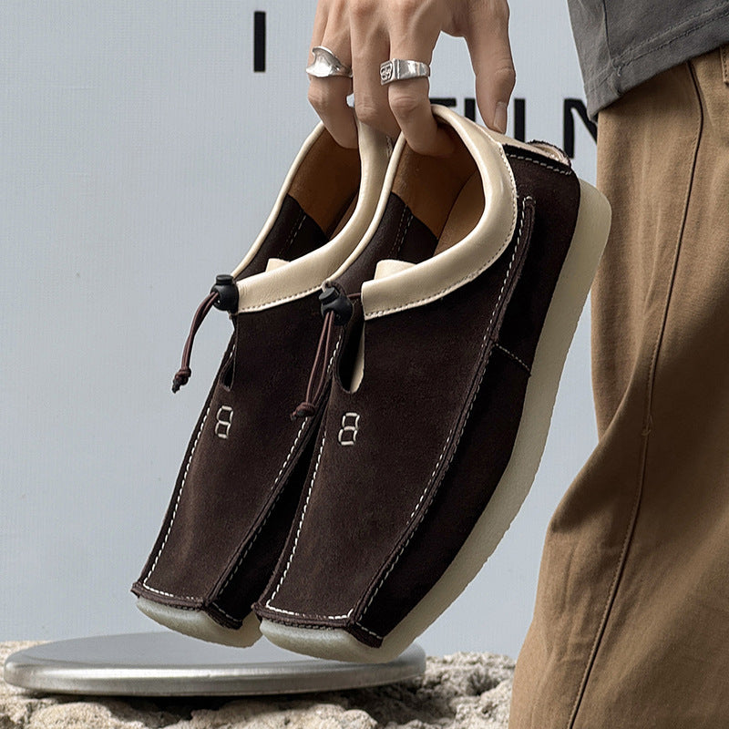 District 8 Leather Slip Ons