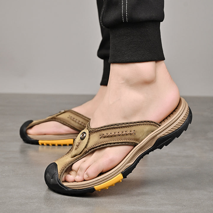 Grantham Leather Flip Flops