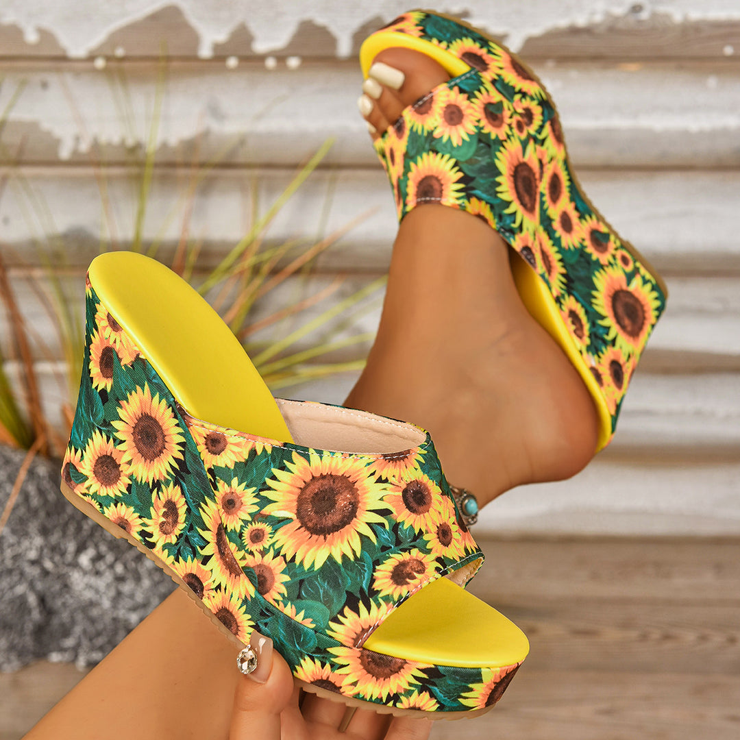 Savanna Sunflower Wedges