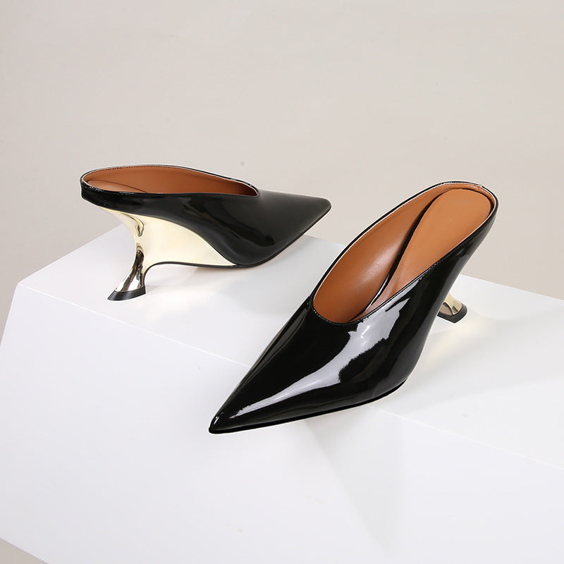 Lustra Heeled Mules