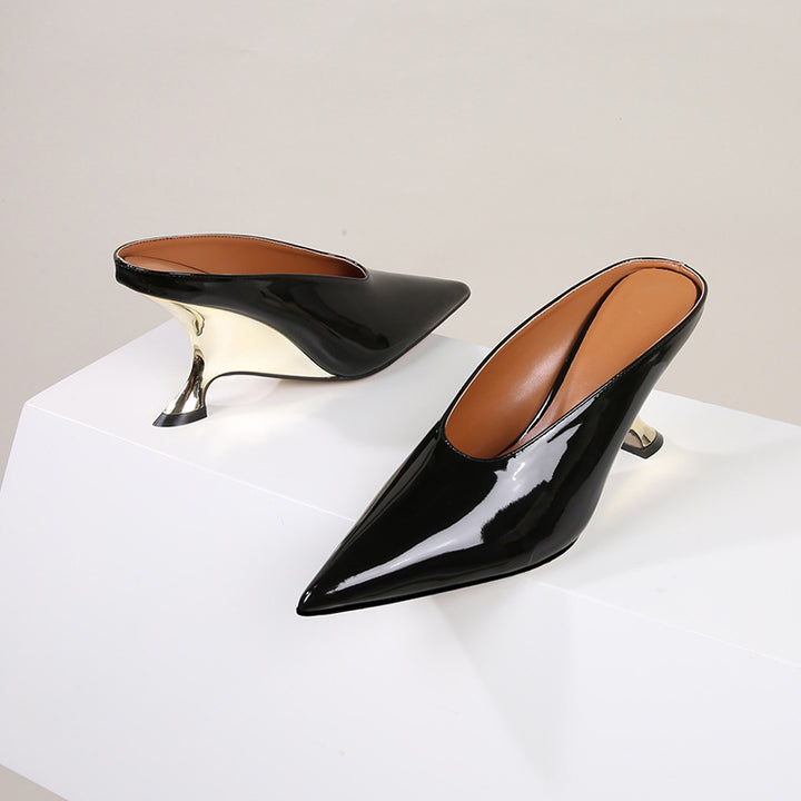 Lustra Heeled Mules