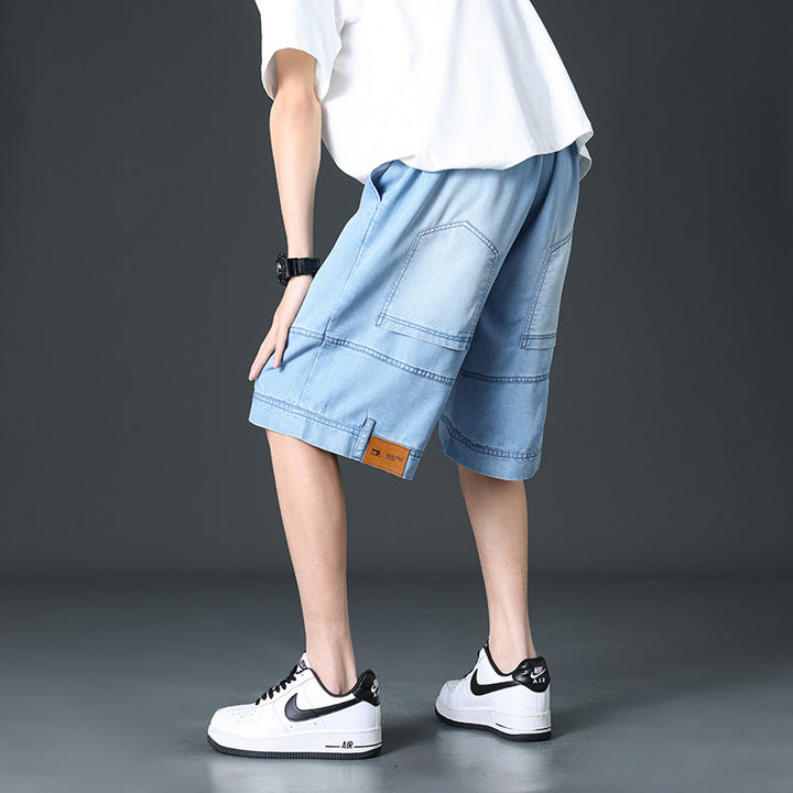 Matrix Denim Shorts
