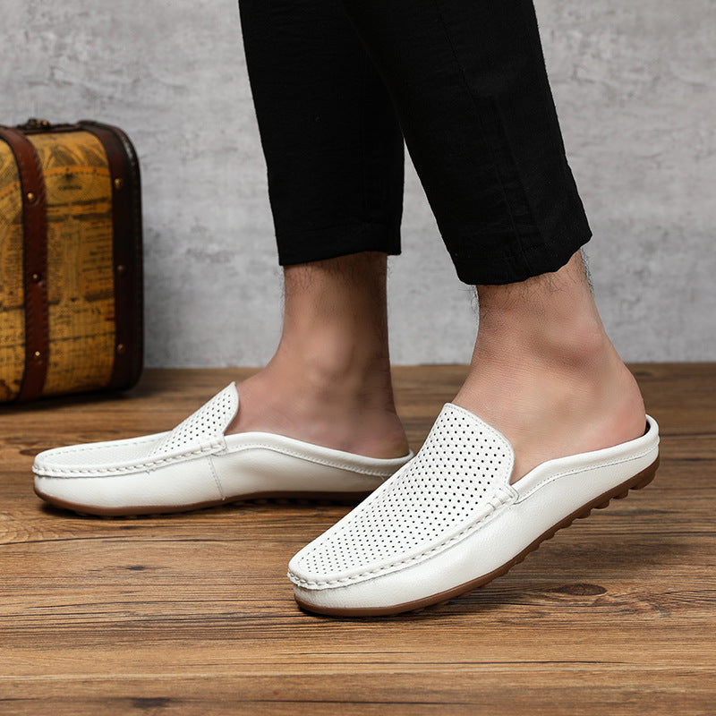 Leondro Leather Slip Ons
