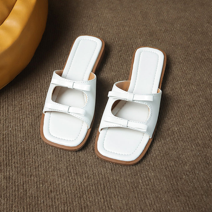 Cleo Square-Toe Sandals