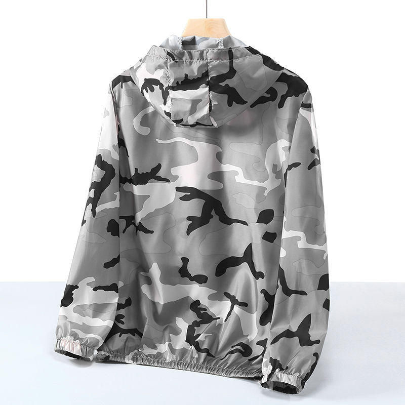 Cardinal Camo Windbreaker